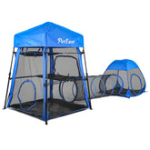 PetEase Catio tower tent offers elevated outdoor lounging with secure mesh.