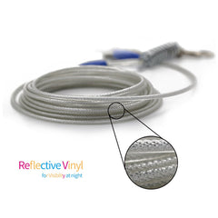 Petest buffer spring end protects a dog's neck with gentle, controlled flexibility.
