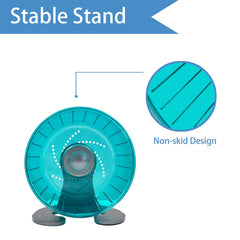 Petest-hamster-wheel-floor-standing-stand allows easy, free-standing placement.