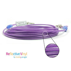 Petest tie-out cable with rust-resistant snaps for lasting outdoor use.