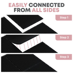 Petfolio critter ridder mats in durable plastic protect plants and carpets.