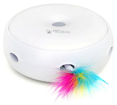 PetFusion Ambush toy with LED lighting draws cats to the action.