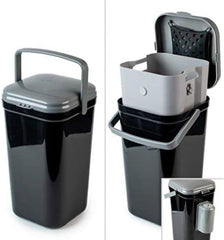 PetFusion outdoor waste bin with locking handle for secure yard cleanup