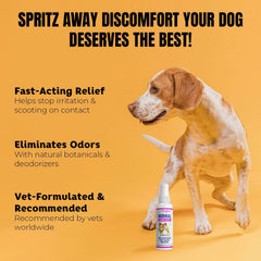 Petglow odor-elimination spray neutralizes smells without harsh fragrances.