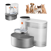 Petgravity smart cat water dispenser with stainless steel bowl for clean hydration