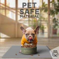 PETHAPPILY non-slip design stabilizes bowls for calmer mealtimes.