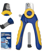 PETHROOM professional dog nail clipper with transparent guard for precise trims.