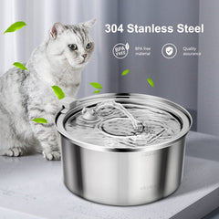Petilog adjustable spout for tailored water flow for pets.
