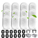 Petilog cat fountain filter 12-pack shown for clean water for pets