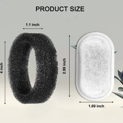 Petilog sponge filter 12-pack improves water freshness and hygiene