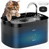 Petilog cat water fountain 84oz capacity shows extended hydration between refills.