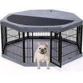 PETIME dog playpen eight-panel layout for spacious small-pet play