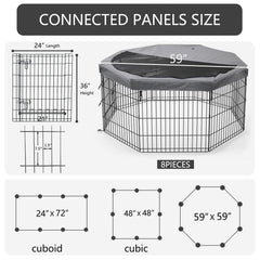 PETIME durable nylon mesh cover provides visibility and airflow