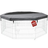 PETIME top cover for 24in eight-panel pens provides shaded outdoor playtime