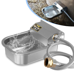 PETIMI automatic water dispenser outdoors with 101oz capacity for multi-pet hydration