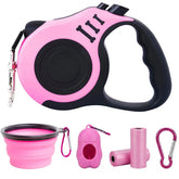 PETIMP retractable leash with ergonomic compact handle for easy one-handed grip.