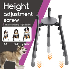 PETINBOX spill-proof mat catches drips and kibble.