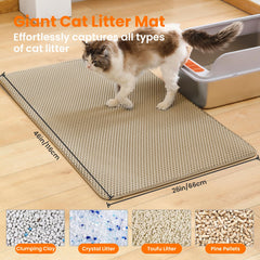 Petinstinct double-layer honeycomb top captures litter effectively and makes disposal simple.