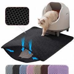 Petinstinct XL cat litter mat front view trapping litter for a cleaner floor