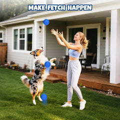 Petizer ETPU floating pool ball ideal for water-loving dogs.
