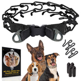 PET JETT prong collar demonstrates adjustable size for a secure, comfortable fit.