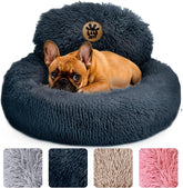 PET JETT small dog bed with round top view for cozy naps