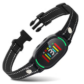 PetJoy Smart Bark Collar front view shows compact, comfortable design for daily use.