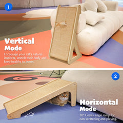 PETKARAY Cat Scratcher durable-sisal closeup shows sturdy fibers designed to endure play.