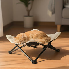 PETKARAY foldable sisal cat scratcher bed for cozy lounging and scratching