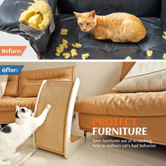 PETKARAY protects furniture by redirecting scratching to the board