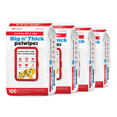 Petkin Pet Wipes open-lid pack for quick on-the-go cleanup.