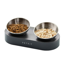 PETKIT elevated bowls side view for easier feeding and reduced neck strain.