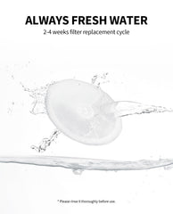 PETKIT 3.0 filter soak-before-use guide image with 10 minutes.