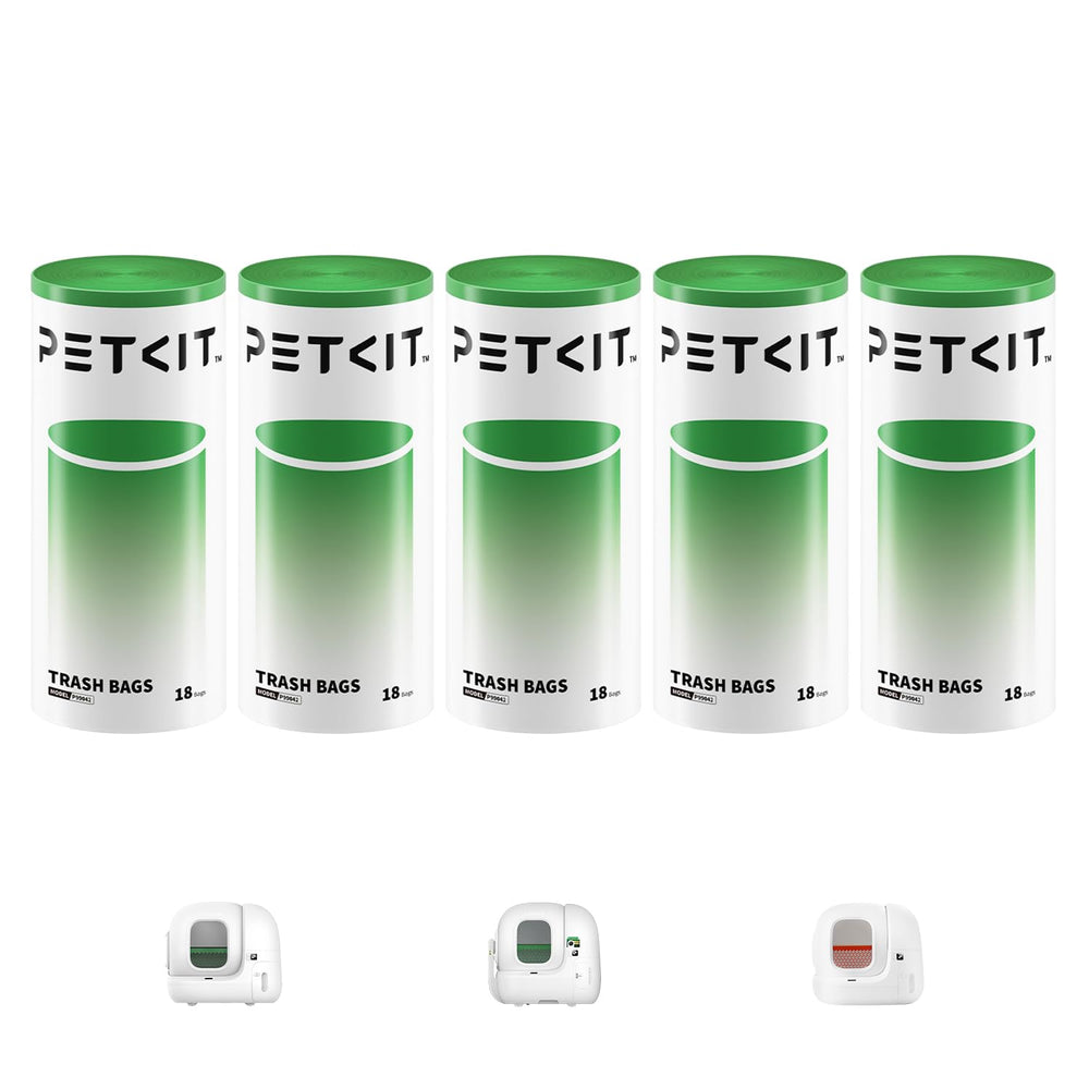 PETKIT Puramax2 liner roll shows tough HDPE construction for secure waste containment.