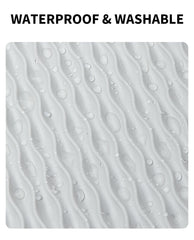 PETKIT PURAMAX2 gray litter mat keeps floors clean.