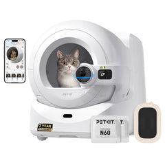 PETKIT Purobot Ultra front view demonstrates easy, hands-free waste handling