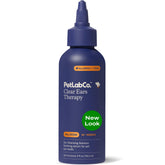 PetLab Co Clear Ears Therapy bottle for safe dog ear care.