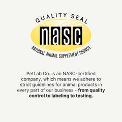 PetLab Co Joint Care soft chews highlight a pork flavor for easy feeding.