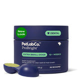 PetLab Co ProBright dental powder bottle for easy daily dental care.