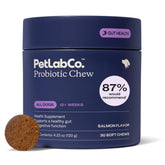 PetLab Co dog probiotics salmon flavor bottle for digestive support