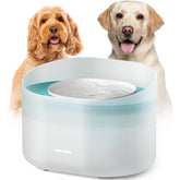 PETLIBRO 2.1Gal large-capacity water fountain shown with visible water level.
