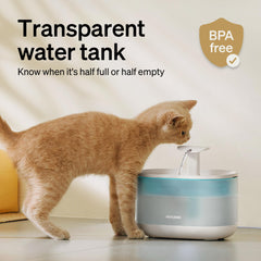 PETLIBRO fountain quadruple filtration system cleans water for healthier hydration