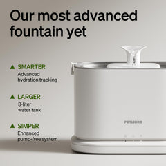 PETLIBRO Dockstream 2 WiFi app monitoring visualizes hydration trends.