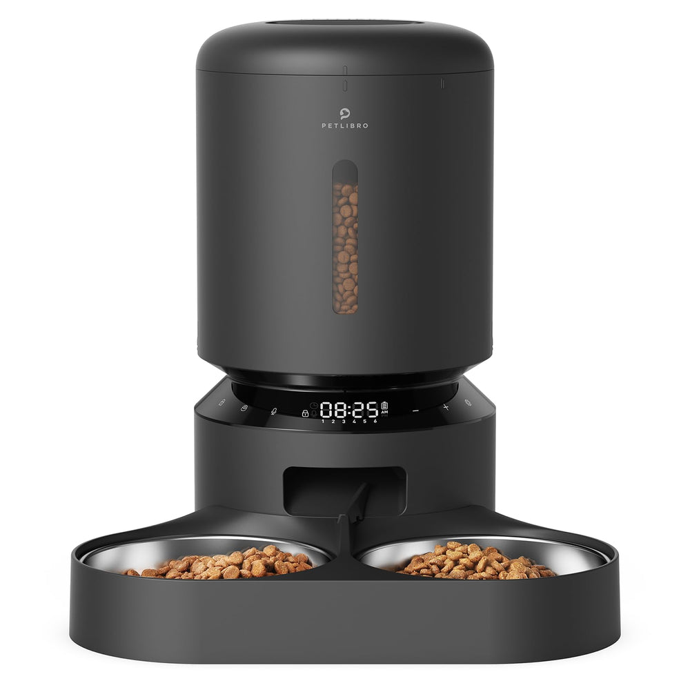 PETLIBRO Granary feeder front view with secure lid protecting dry food