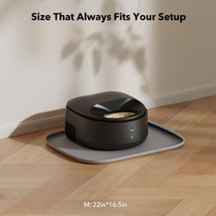 PETLIBRO nonslip-waterproof-feeder-mat keeps bowls stable and floors dry