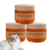 petlifebio Cat Calm Beads 3-pack closeup showing soothing gel beads for calmer cats