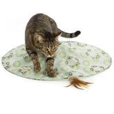 Petlinks Mystery Motion concealed toy in action encourages chasing and play.
