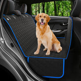 Petloox dog car seat cover back seat hammock protects upholstery and keeps pets secure.