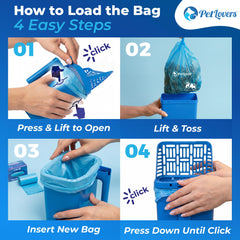 PetLovers Hinged Head in action for precise scooping without touching waste.