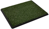 PETMAKER artificial grass pee pad tray showing durable, reusable indoor potty option for dogs